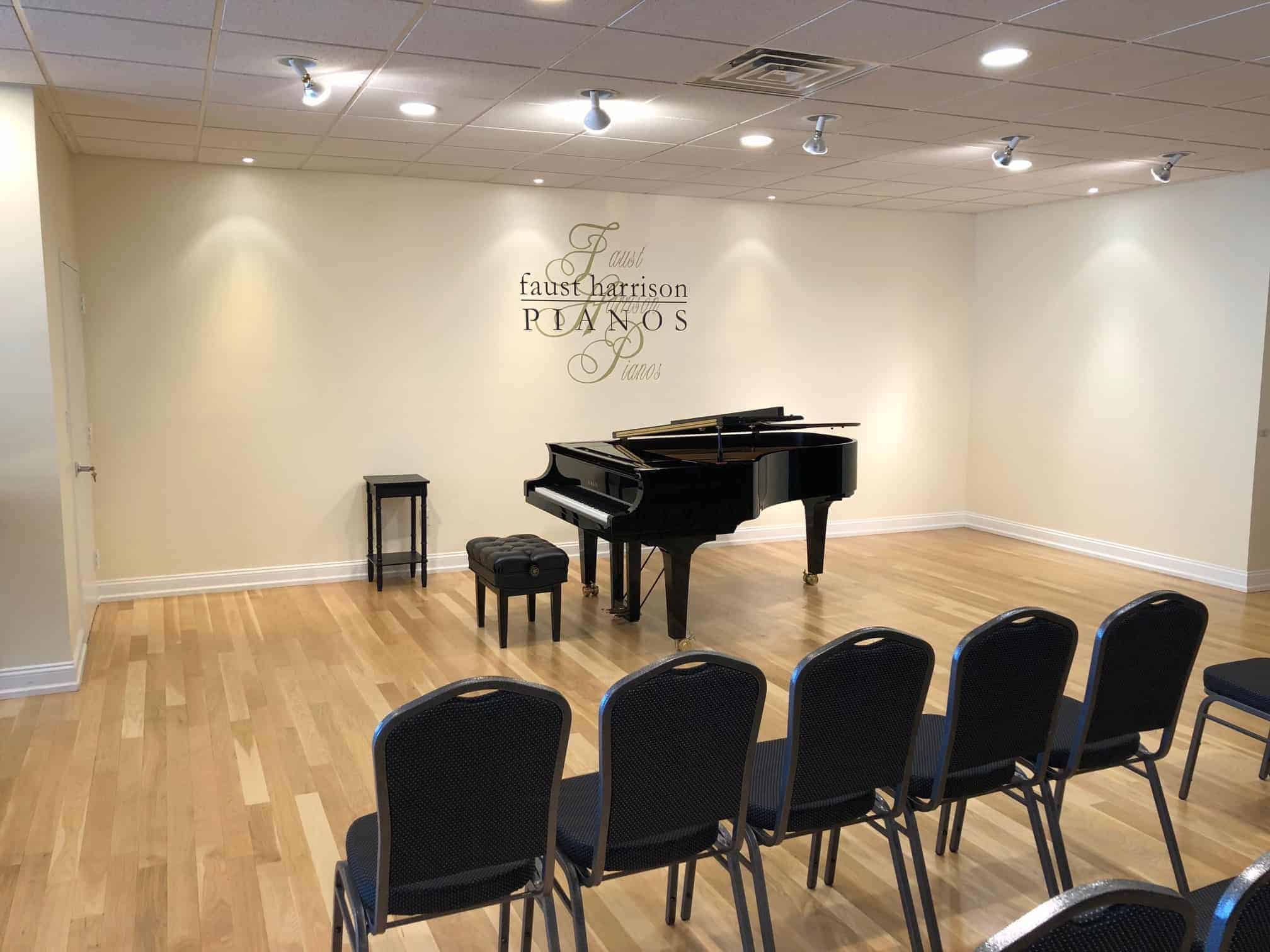 we offer recital space for our customers & teachers