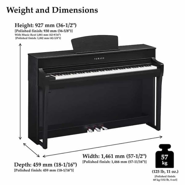 Yamaha Clavinova CLP-735 | Faust Harrison Pianos