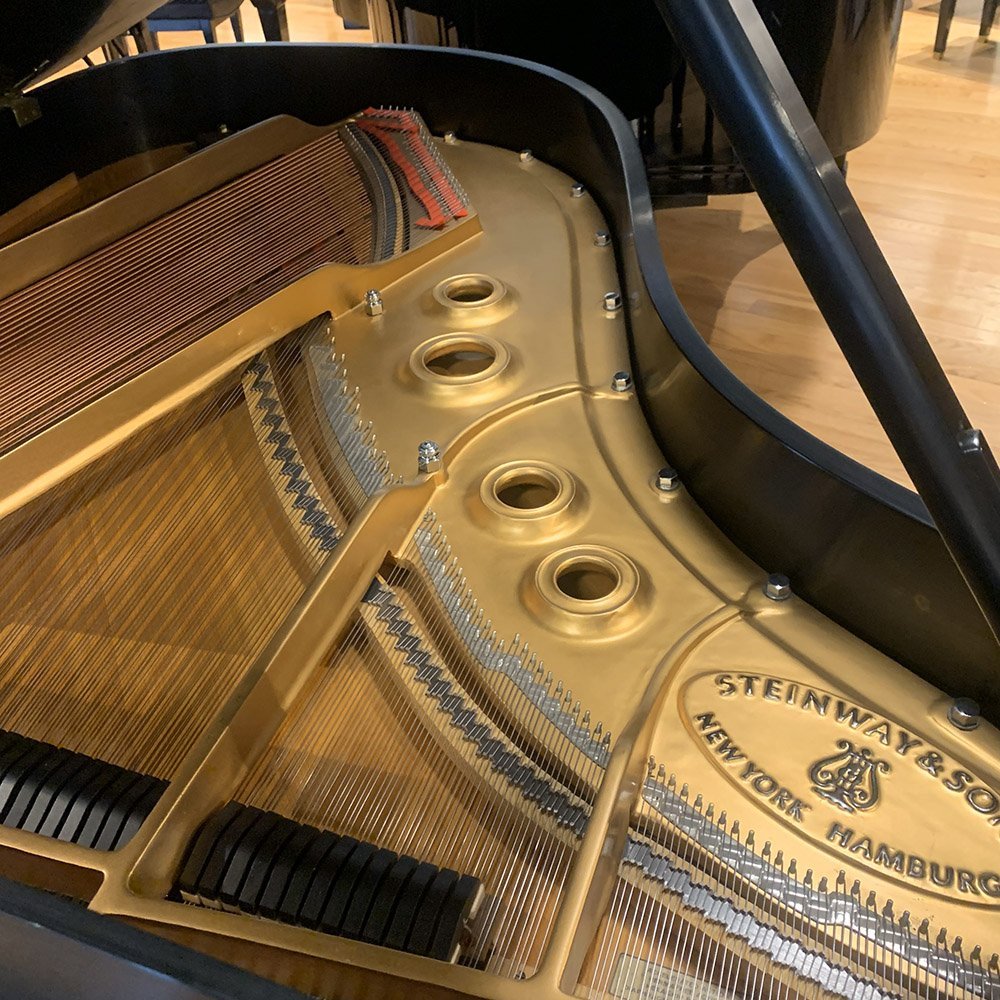 Steinway Piano, Model L SE Satin Ebony, 1982 | Faust Harrison Pianos