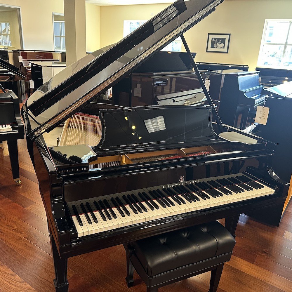 Steinway Piano, Model O PE Polished Ebony, 1915 | Faust Harrison