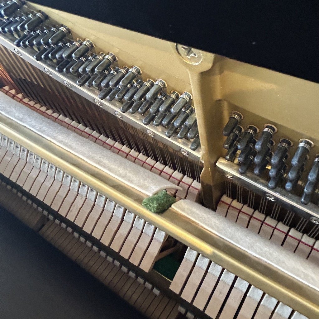 Yamaha Piano, Model U30BI Polished Ebony, 1987 | Faust Harrison Pianos