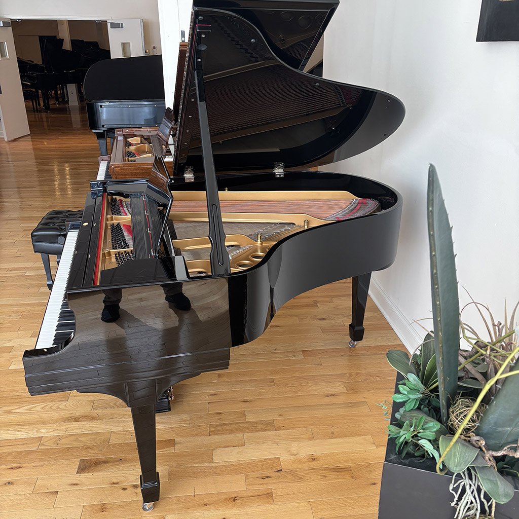 Steinway Piano, Model M PE Polished Ebony, 1933 | Faust Harrison