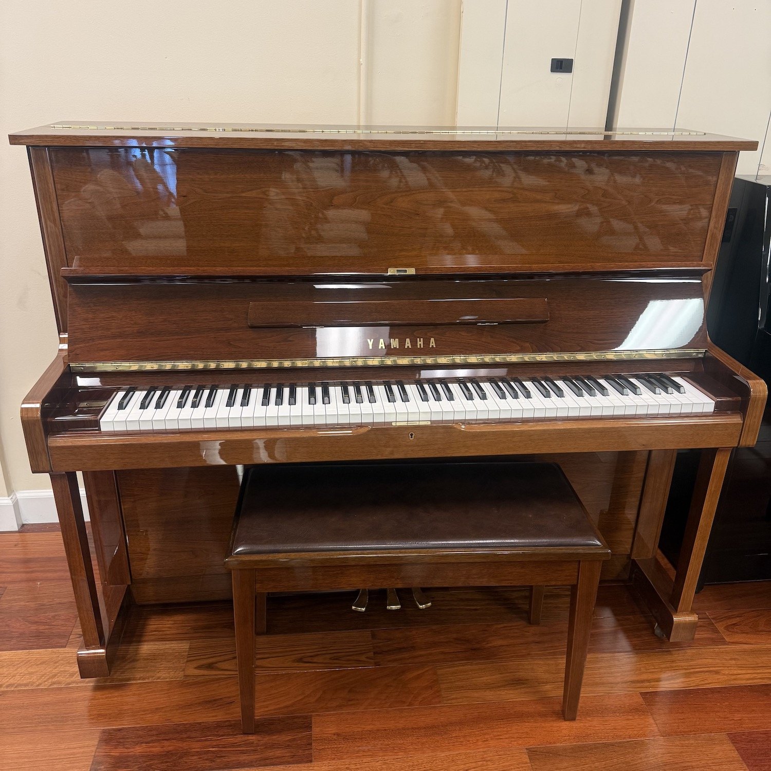 Yamaha Piano, Model U1E Polished Walnut, 1989 | Faust Harrison Pianos