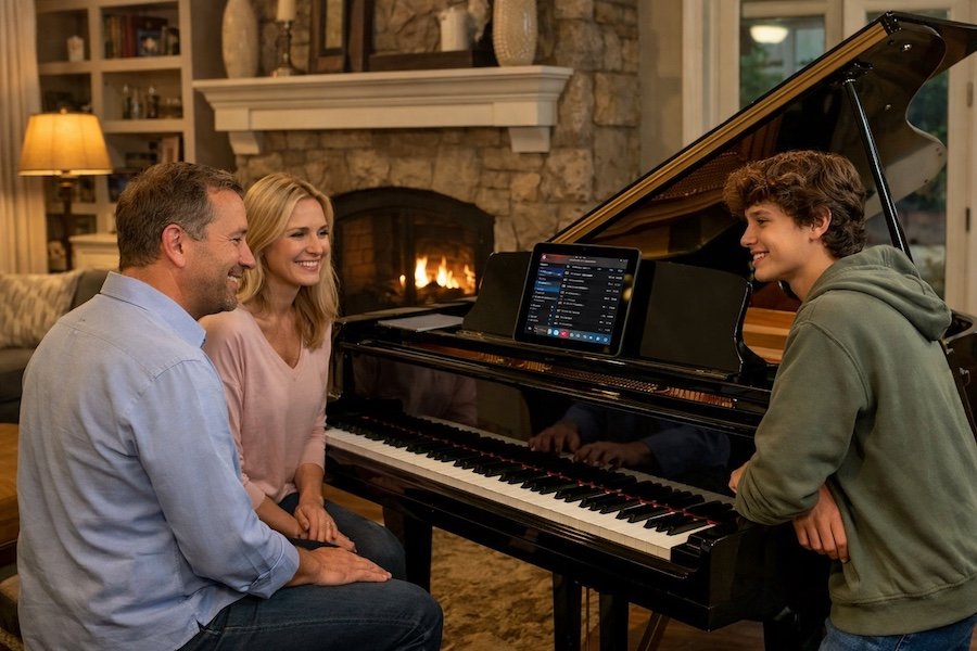 Piano versus other members of the chordophone family