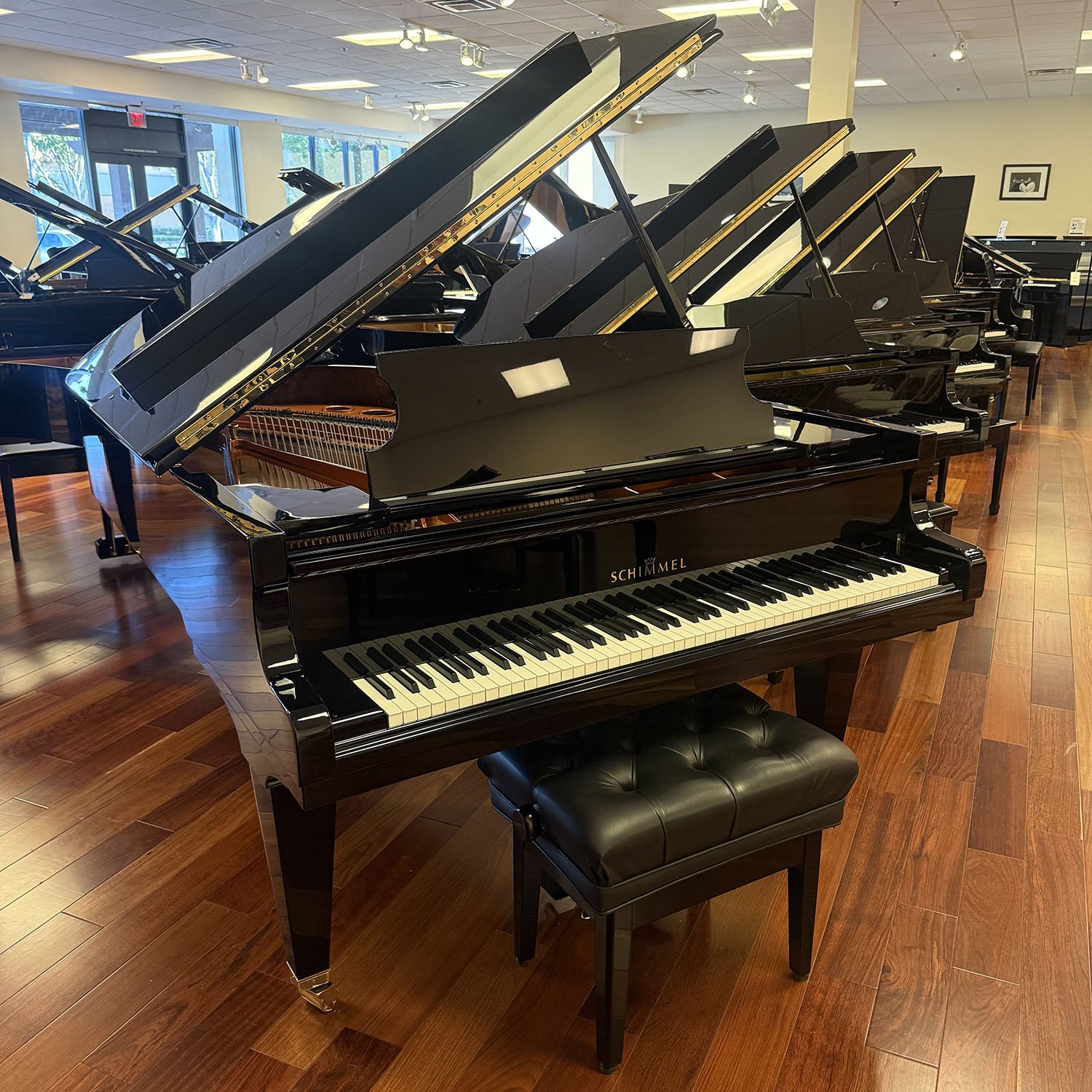 Schimmel Piano, Model 213T Polished Ebony, 2000 | Faust Harrison