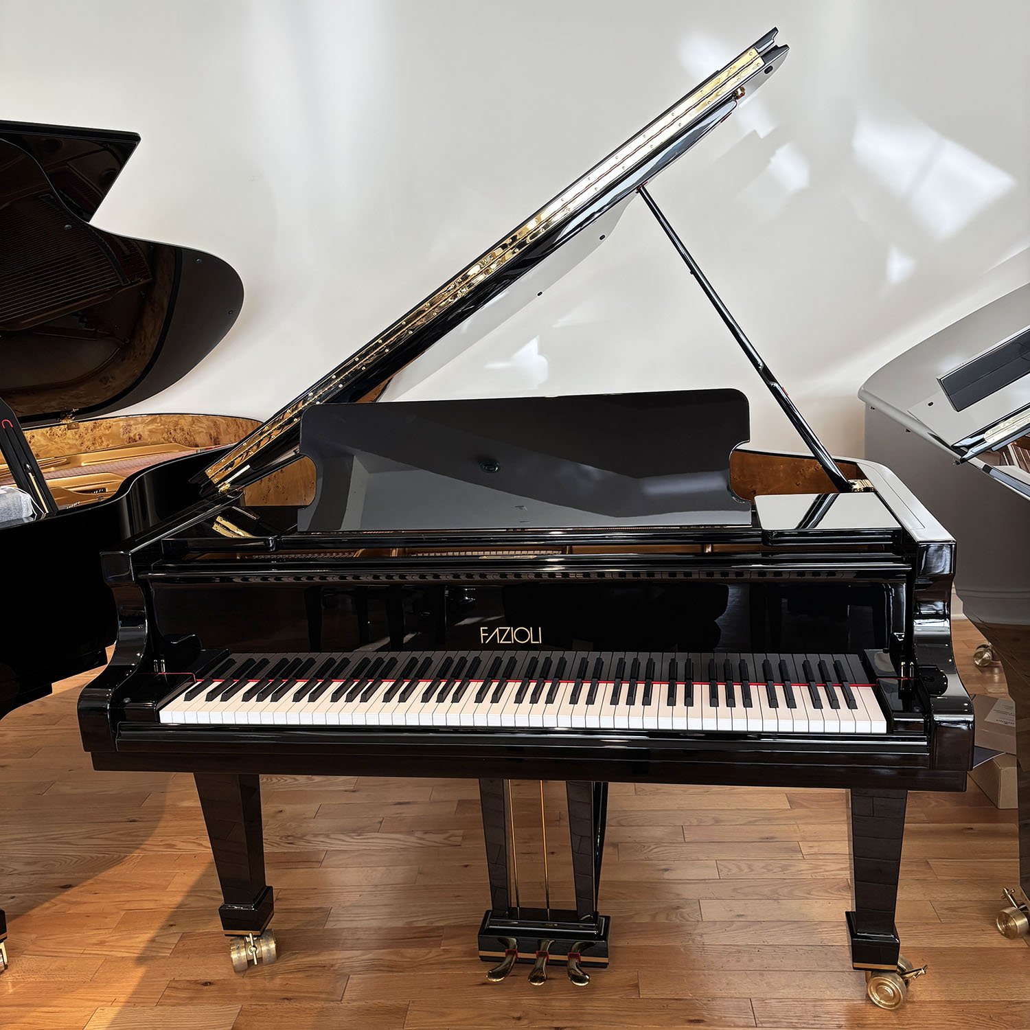 Fazioli Piano, Model F212 Polished Ebony, 2024 | Faust Harrison Pianos