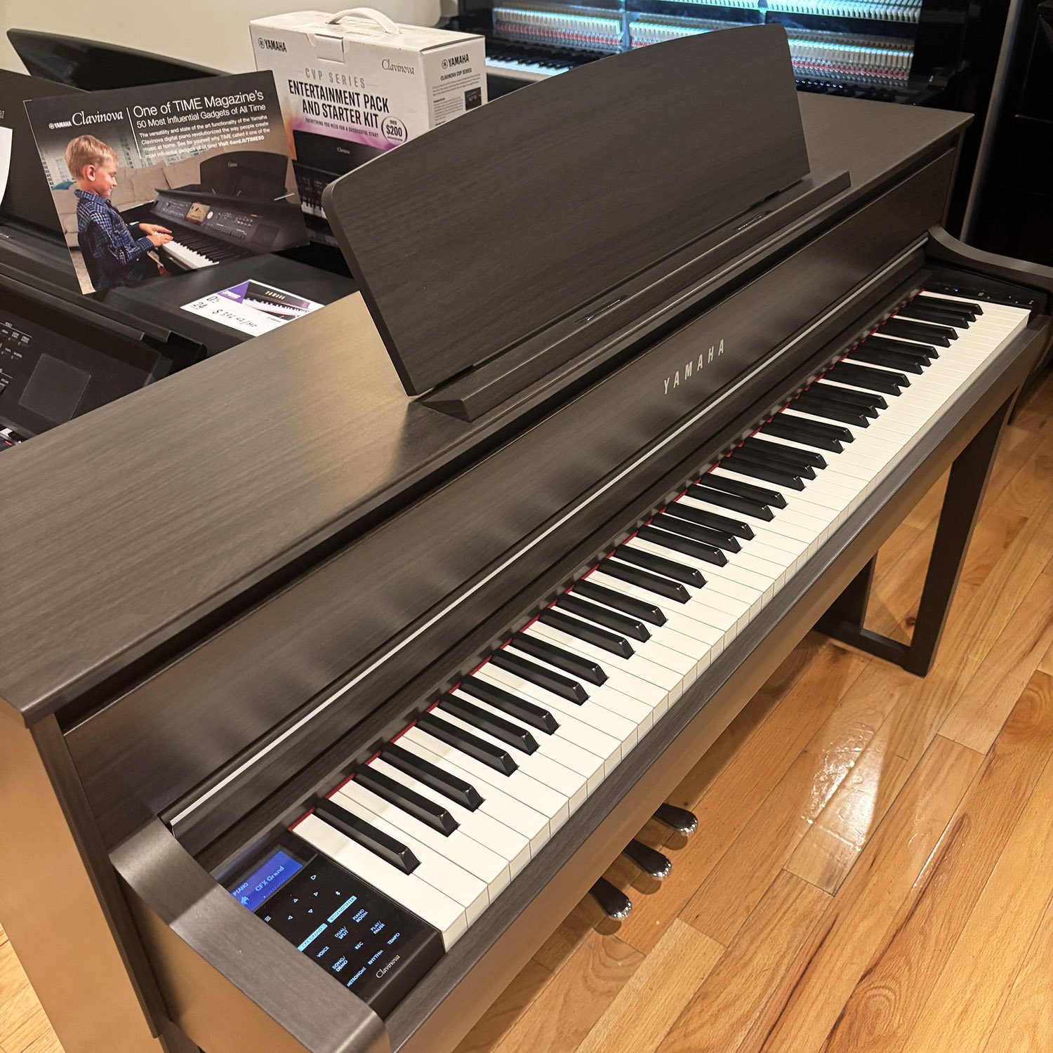 Yamaha Piano, Model CLP775 DW Dark Walnut, 2022 | Faust Harrison